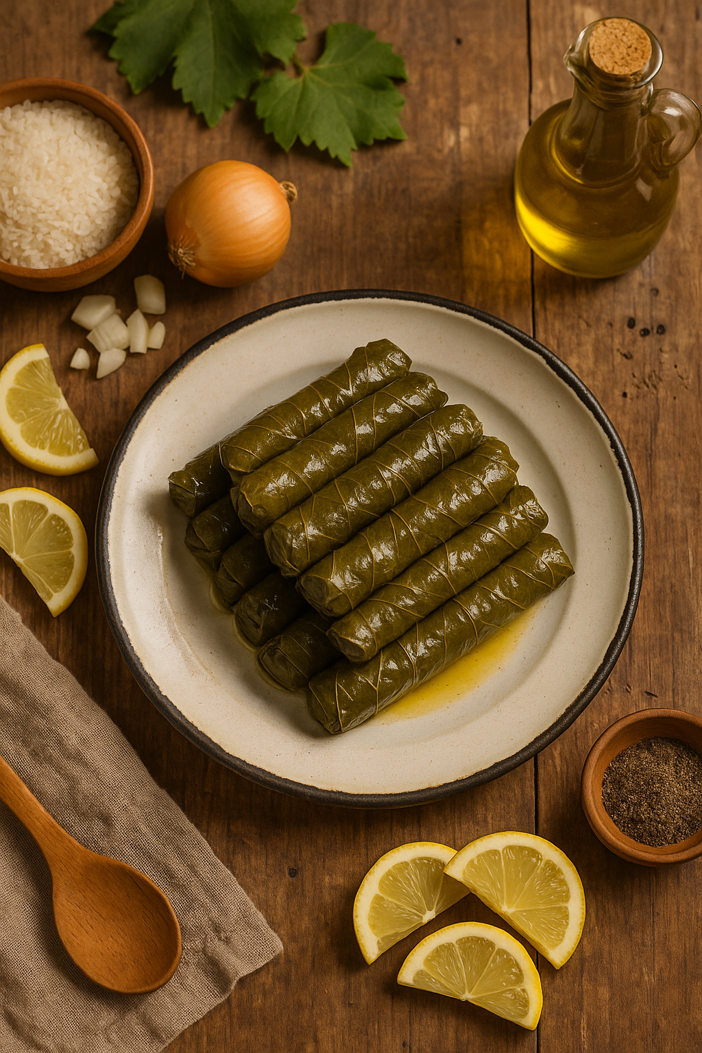 Akın Mutfak Yaprak Sarma ve Malzemeleri