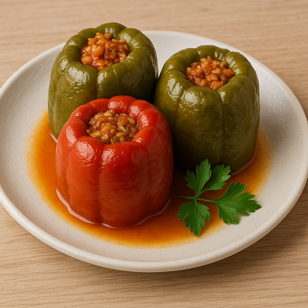 Zeytinyağlı Biber Dolma